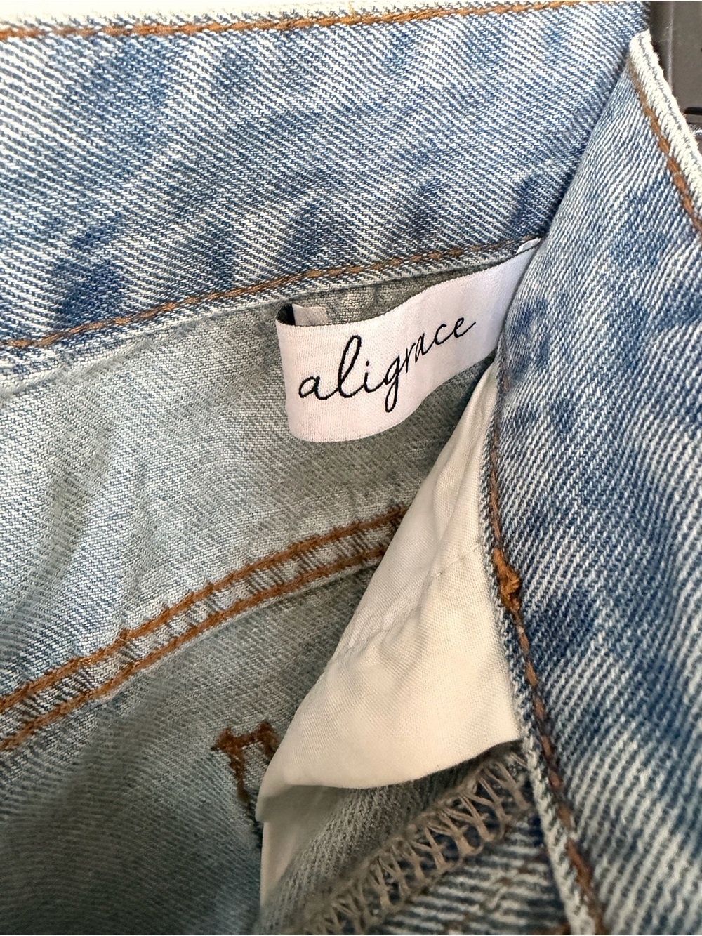 Aligrace Drawstring Wide Leg Denim - Picture 3 of 6